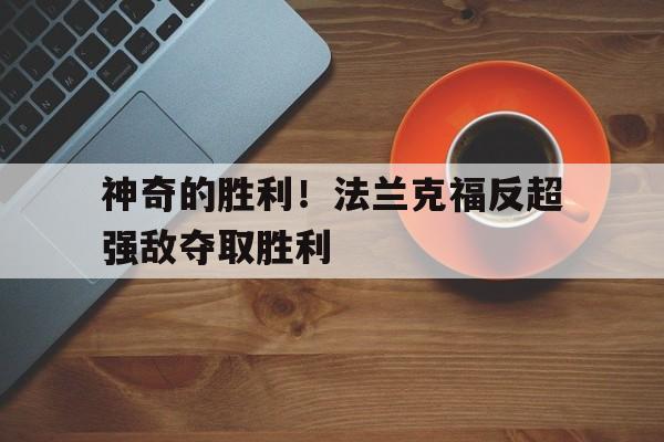 IM电竞app真人娱乐-神奇的胜利！法兰克福反超强敌夺取胜利